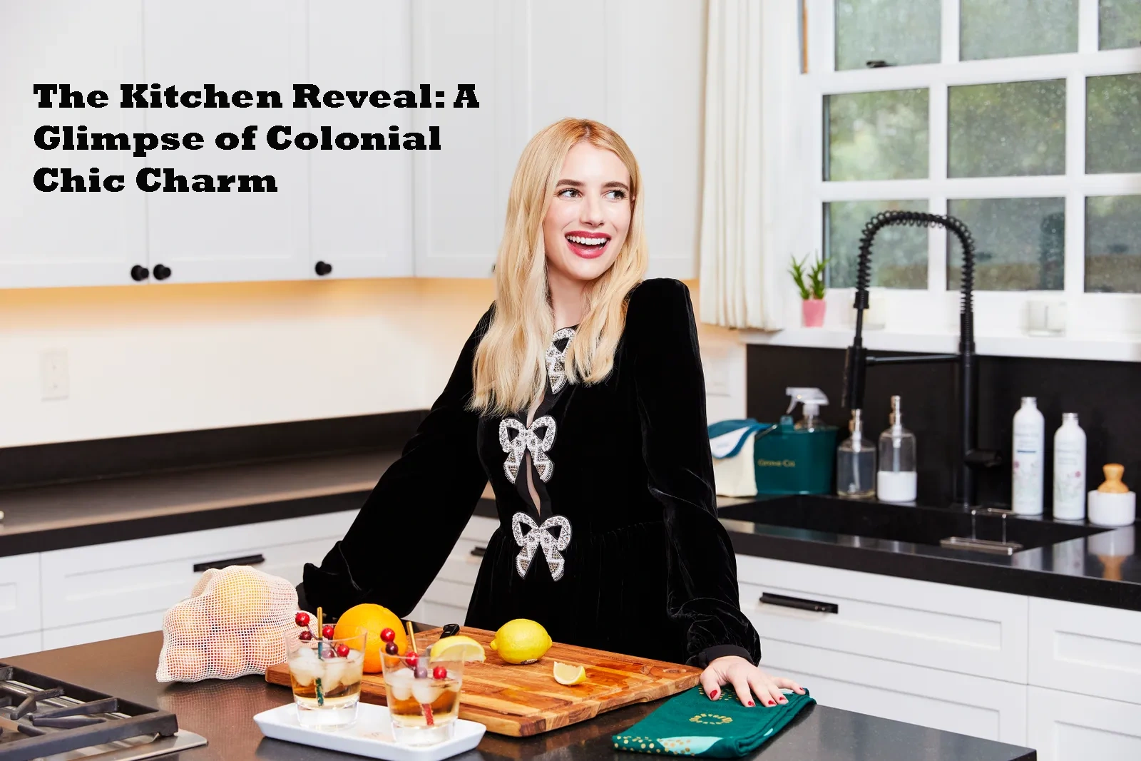 The Kitchen Reveal: A Glimpse of Colonial Chic Charm